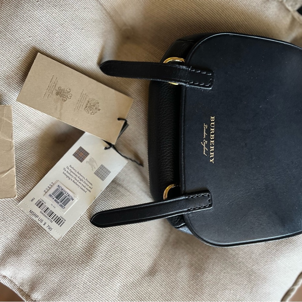 SOLD Like New Burberry Bridle Saddle Bag - Picture 8 of 13